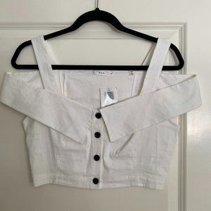 ALC WHITE CROP TOP